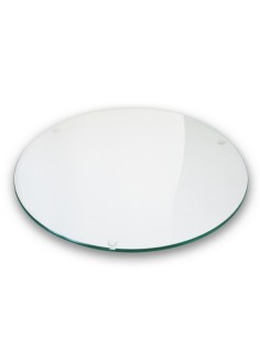 plateau verre clair diamètre 60 cm