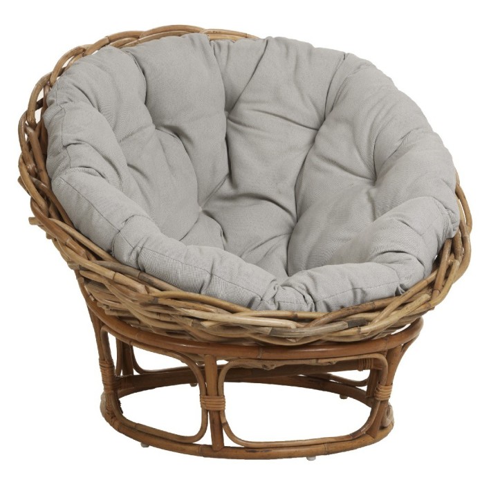 Mexico maxi-weave rattan loveseat