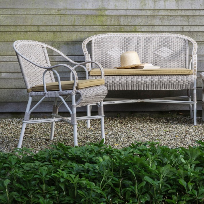 fauteuil de jardin en résine tressée Marcel