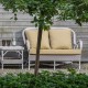 Canapé de jardin en résine tressée Nantucket