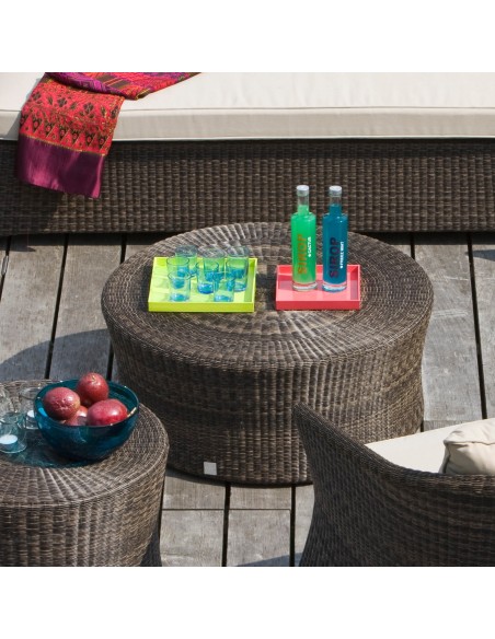 Table basse outdoor en résine tressée Zenith Table basse outdoor en résine tressée Zenith