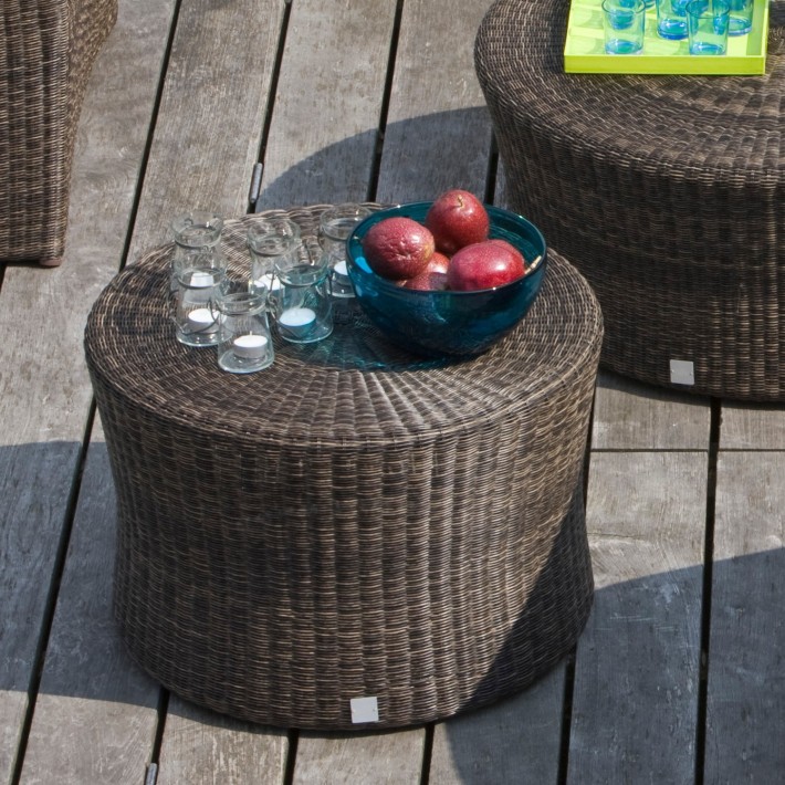Table basse de jardin en résine tressée Zenith