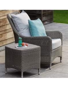 Table basse de jardin galet carrée Vera 2