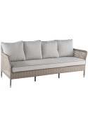 FAUTEUIL NEVIS KOOBOO GRIS AVEC COUSSIN