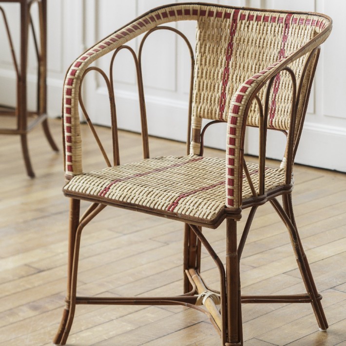 Bagatelle woven rattan armchair: ambience 1