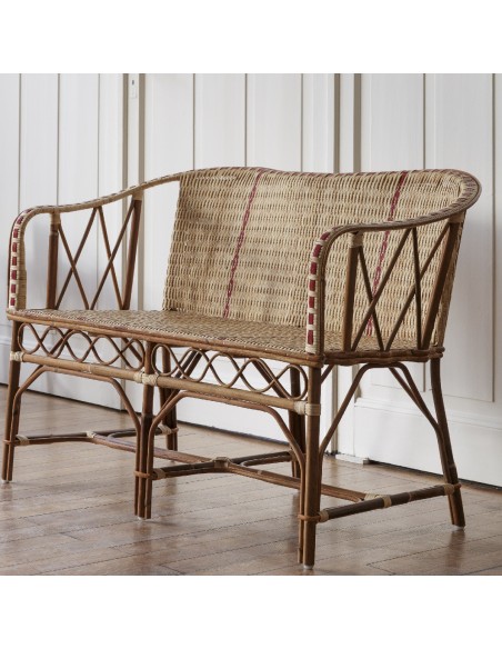 Bagatelle rattan bench in ambience