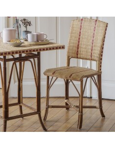 Chaise en rotin Bagatelle vue de 3/4 2