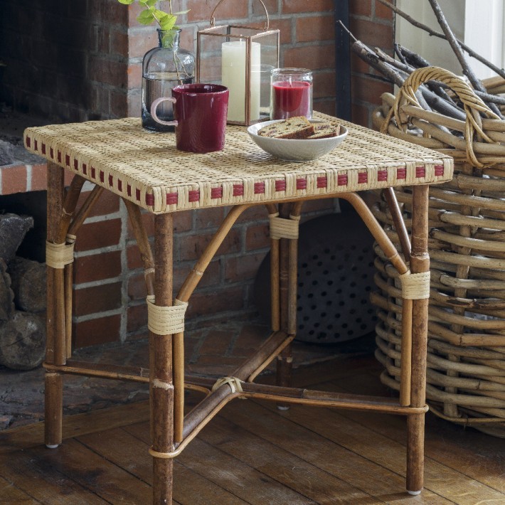 Table basse en rotin Bagatelle en ambiance