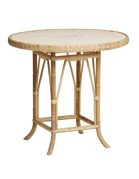 table rotin naturel Eugénie de chez KOK MAISON