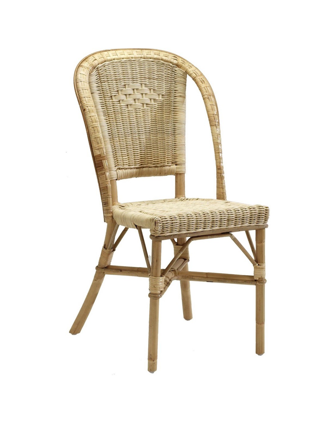  Chaise  rotin  naturel Albertine