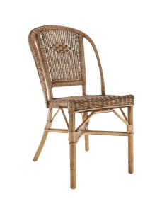 Chaise en rotin naturel tressé Albertine