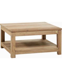 table basse carrée MM Drift teck recyclé brossé naturel