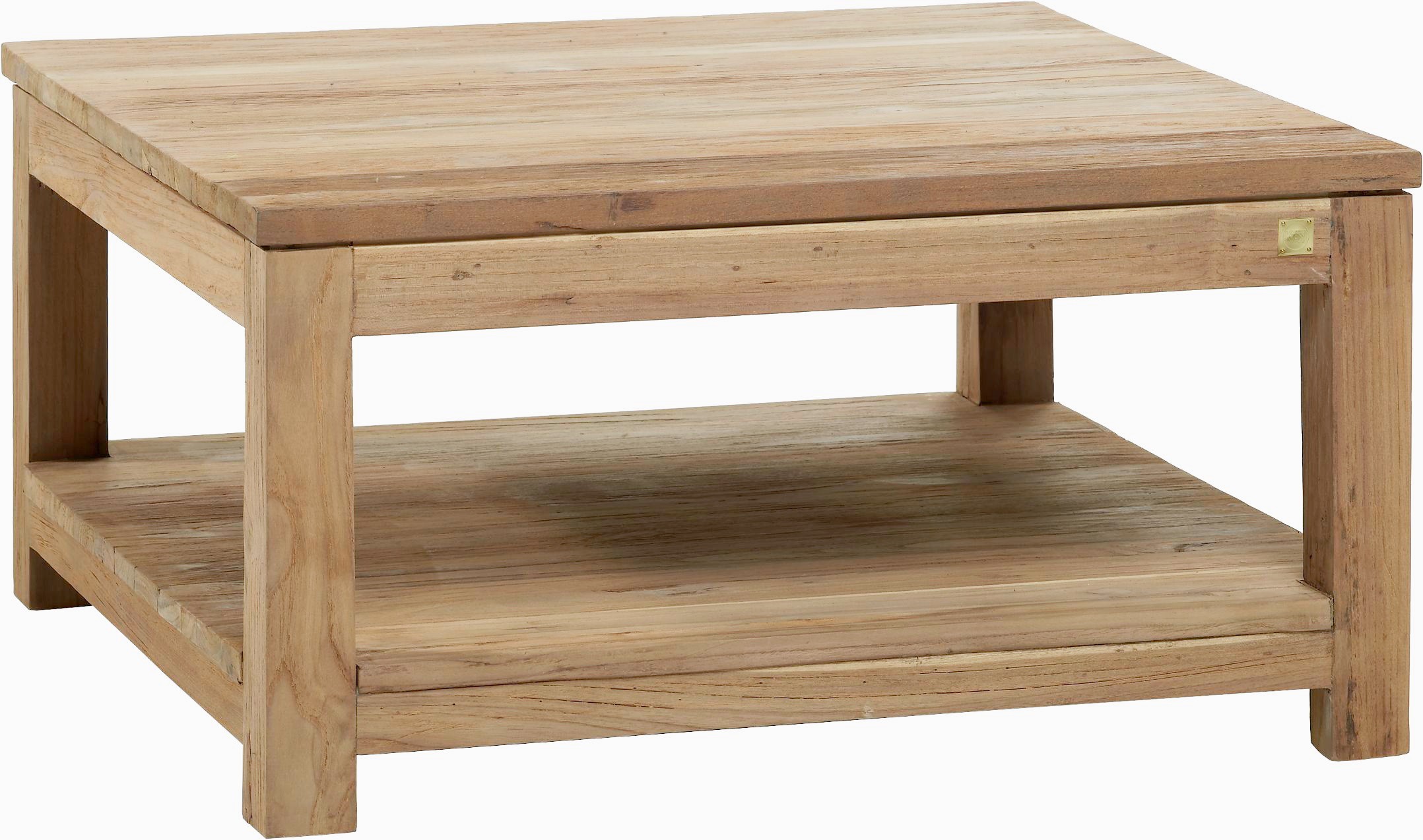 Recycled Brushed Teak Coffee Table 80 X Recycled Brushed Teak Coffee Table 80 X