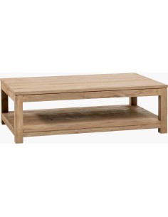 TABLE BASSE RECTANGULAIRE DRIFT GRIS BROSSE
