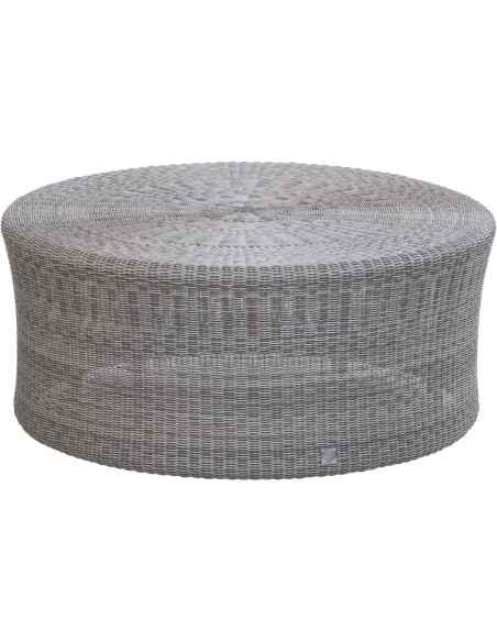 Table basse jardin galet Biblos diam.80