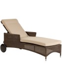 Chaise longue jardin poivre Atoll