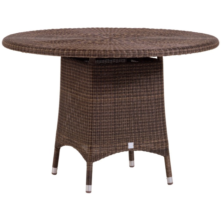 Table de jardin poivre Cigale diam. 110