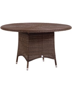 Table de jardin poivre Cigale diam. 130