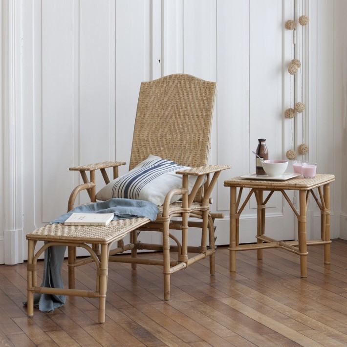 Table basse grand mere en rotin naturel de chez KOK MAISON