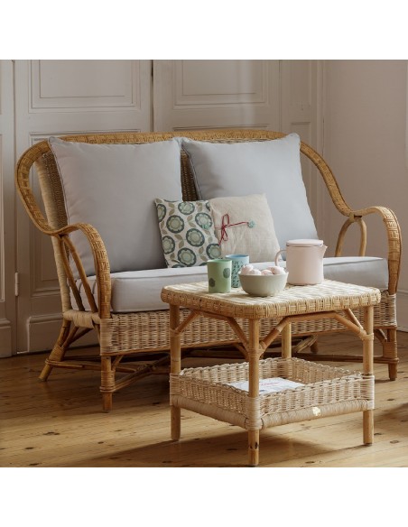 Canapé Nantucket en rotin naturel de chez KOK MAISON