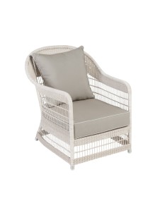 Fauteuil de jardin en résine Biarritz