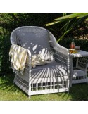 Fauteuil de jardin en résine Biarritz en ambiance