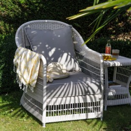 Fauteuil de jardin en résine Biarritz 2