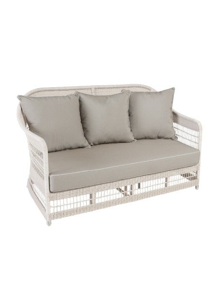 Zenith outdoor armchair in Galet resin