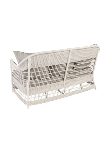 Canapé de jardin 2 places résine Biarritz vue arrière