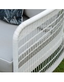 Zenith outdoor armchair in Galet resin
