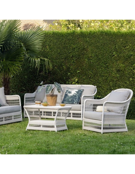 Table basse rectangulaire Biarritz sans verre an ambiance