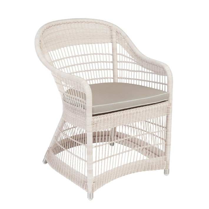 Fauteuil de table de jardin Biarritz avec coussin