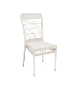 Chaise de jardin en résine Biarritz sans coussin