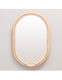 ORCHID EDITION - LASSO oval rattan mirror