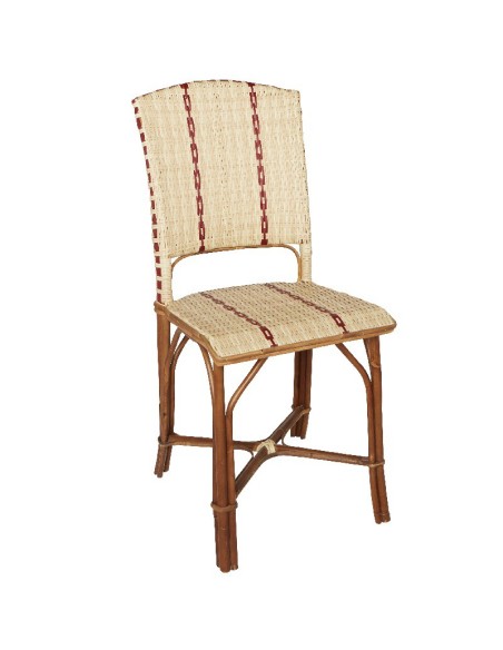 Chaise en rotin + résine Bagatelle de chez Kok Maison