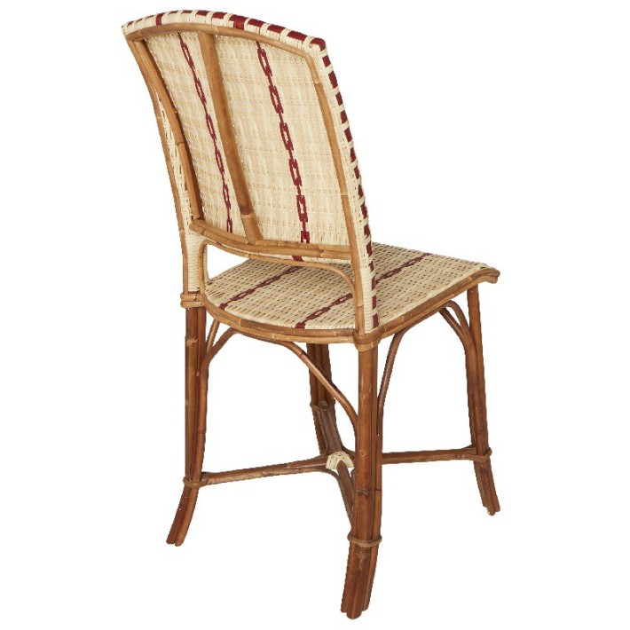 Chaise en rotin + résine Bagatelle de chez Kok Maison vue arrière