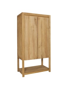 Armoire 2 portes teck recyclé brossé de chez Kok Maison