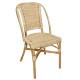 Albertine natural rattan and resin chair