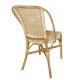 Albertine natural rattan and resin chair