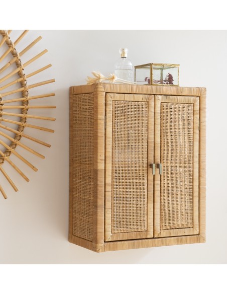 Petite armoire en cannage
