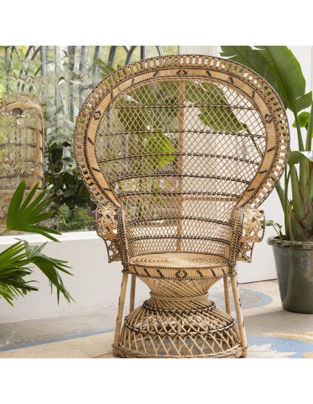 Emmanuelle Peacock armchair lifestyle