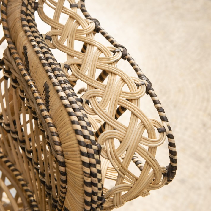 Fauteuil rotin Emmanuelle details