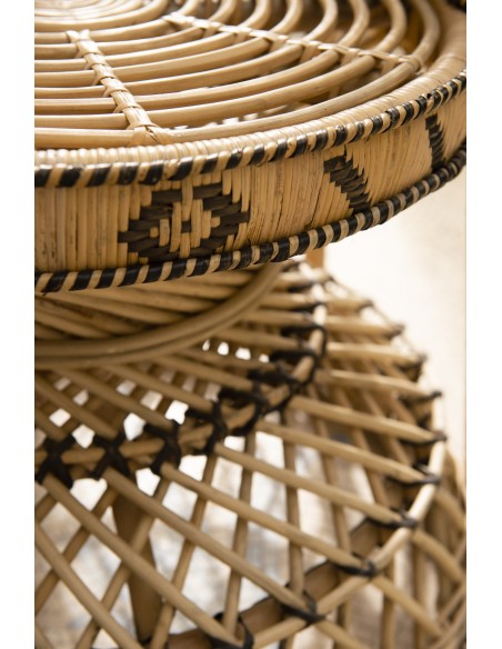 Fauteuil rotin Emmanuelle details