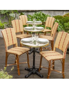 Chaise en rotin + résine Bagatelle de chez Kok Maison 2