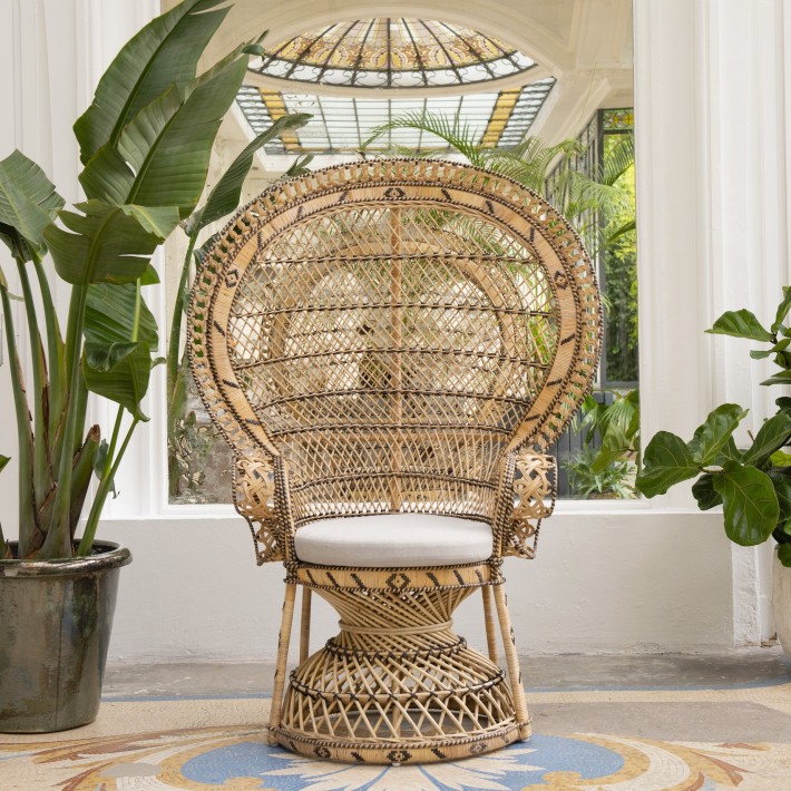 Fauteuil Emmanuelle KOK Maison et son coussin