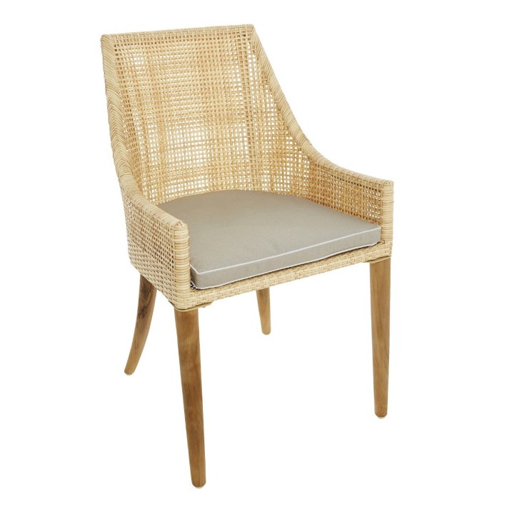 Fauteuil de table Sao Paulo avec coussin