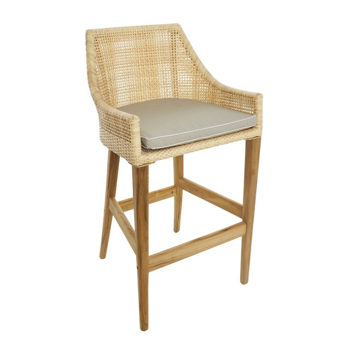 Tabouret de bar Sao Paulo avec coussin de chez KOK MAISON