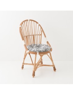 Marcel low-backed rattan armchair