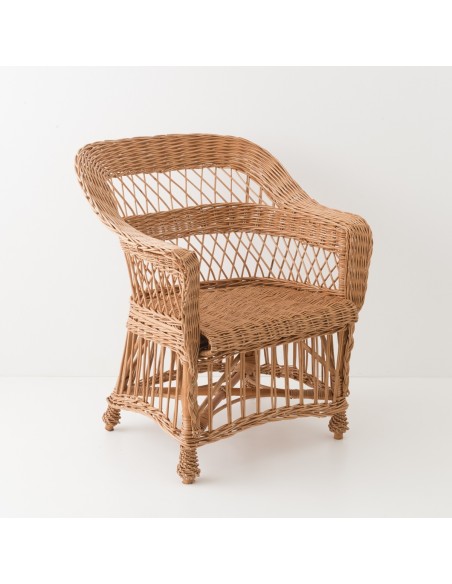 Fauteuil en osier Ilona sans coussin Fauteuil en osier Ilona sans coussin