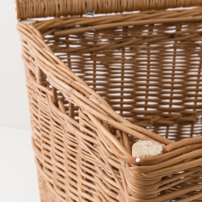 Marcel low-backed rattan armchair